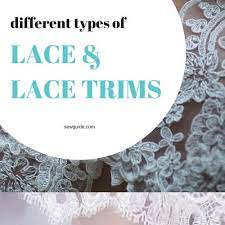What are some common types of laces and where can they be found